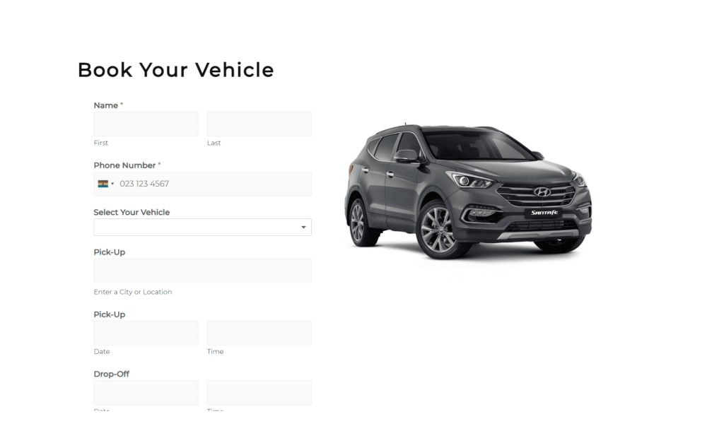 Sarhan Transport Website Wireframe